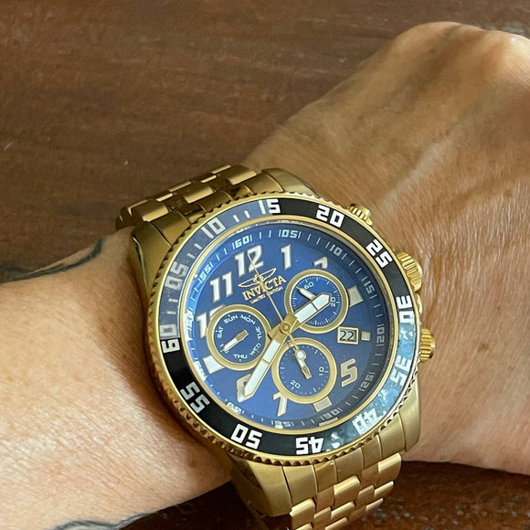 INVICTA Cruiseline 15725 Limited Edition Lyberty of the Seas Men's Gold Watch - Picture 11 of 12
